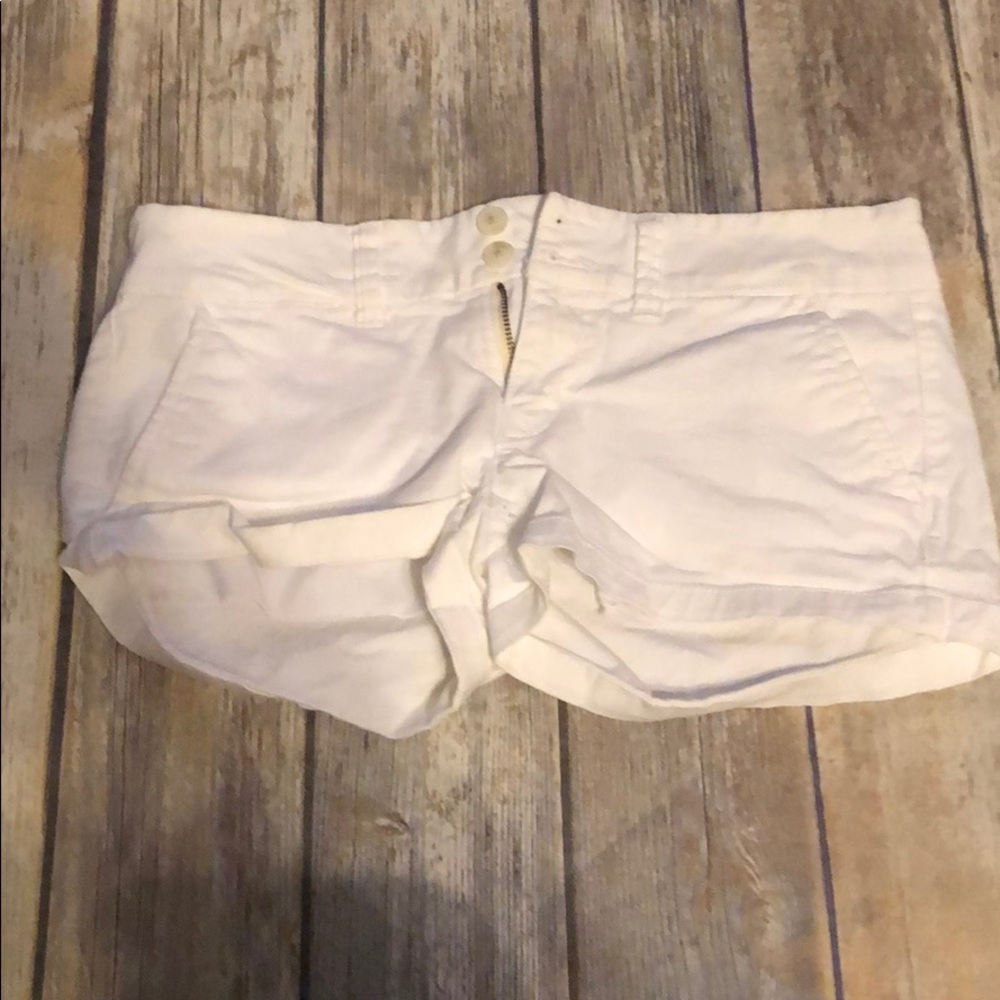 White American Eagle Jean Shorts